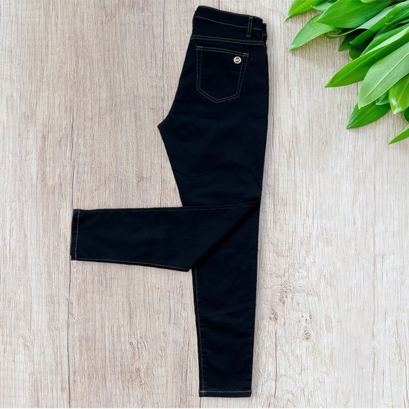Michael Kors Izzy Skinny Dark Wash Stretch Jeans - Picture 5 of 13